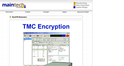 Desktop Screenshot of maintech.de